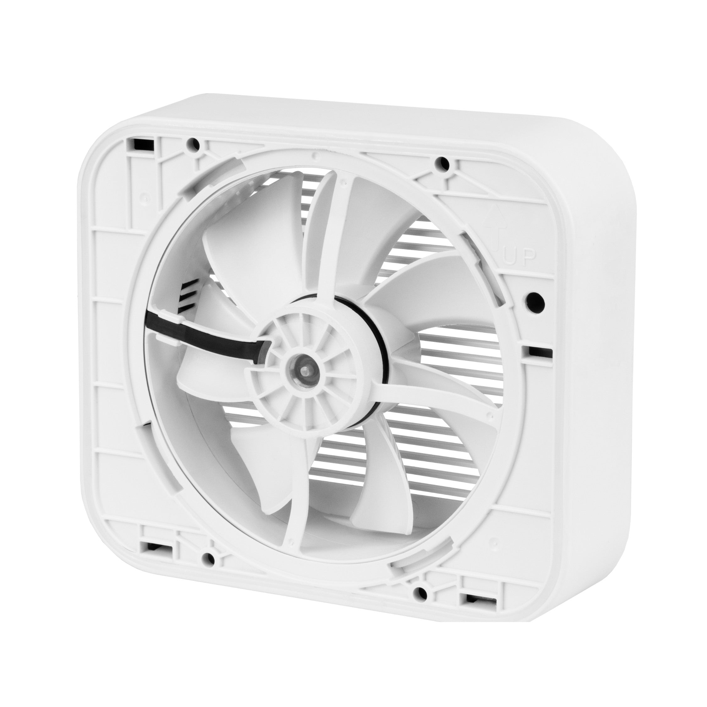 Fan Axio 1012 White Remote Control Timer Humidity Sensor 100&120 Mm Shutter Turbionaire