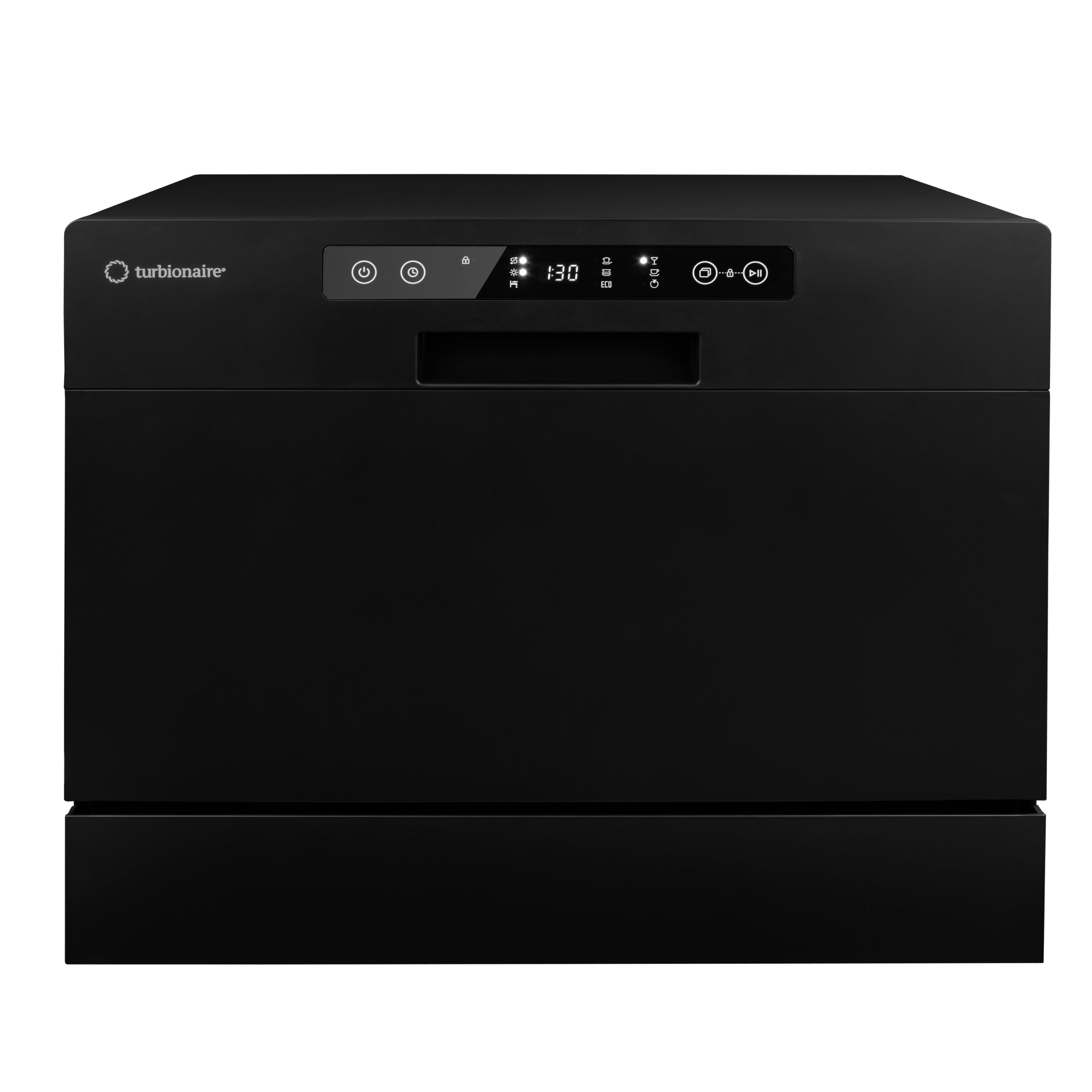 Dishwasher Ava 6 Black Countertop Water Softner Turbionaire
