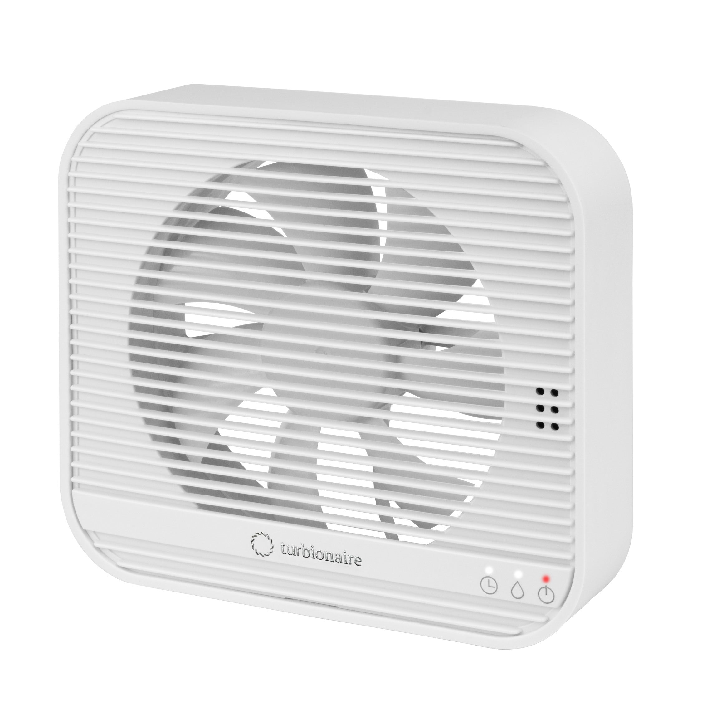 Fan Axio 1012 White Remote Control Timer Humidity Sensor 100&120 Mm Shutter Turbionaire