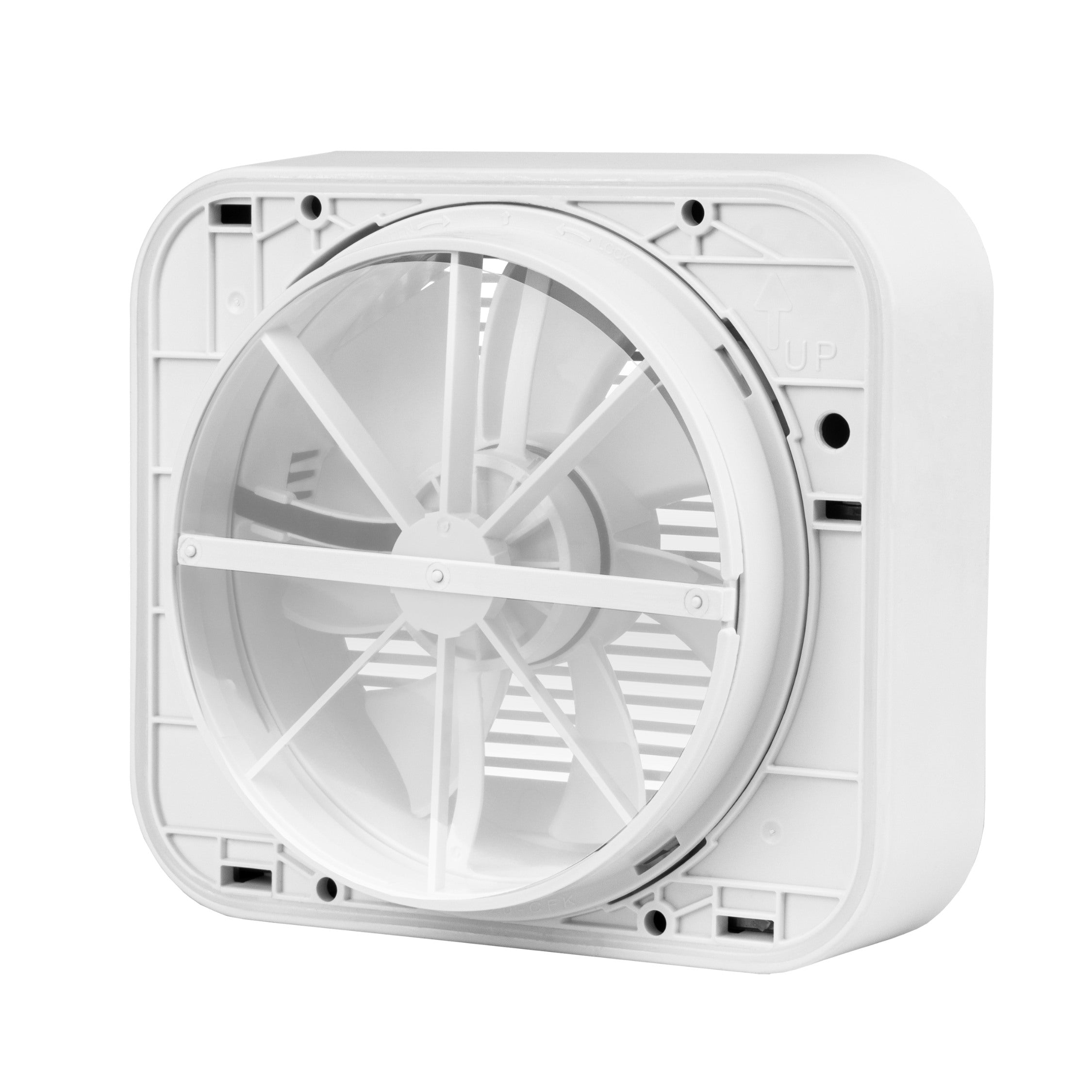 Fan Axio 1012 White Remote Control Timer Humidity Sensor  100&120 Mm Shutter Turbionaire