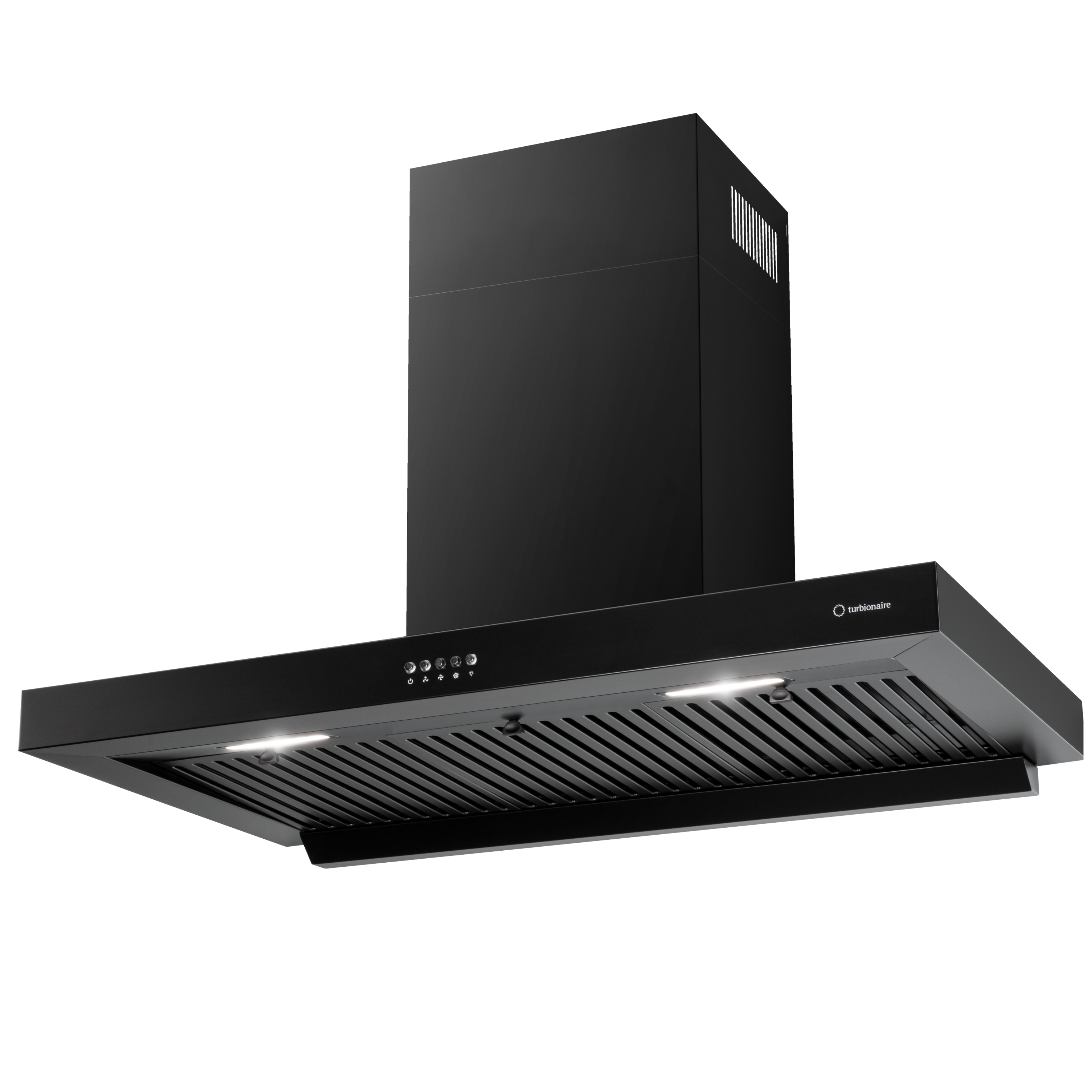Hota Turbionaire Chef 90 Wall Pro negru mat: motor puternic de 800