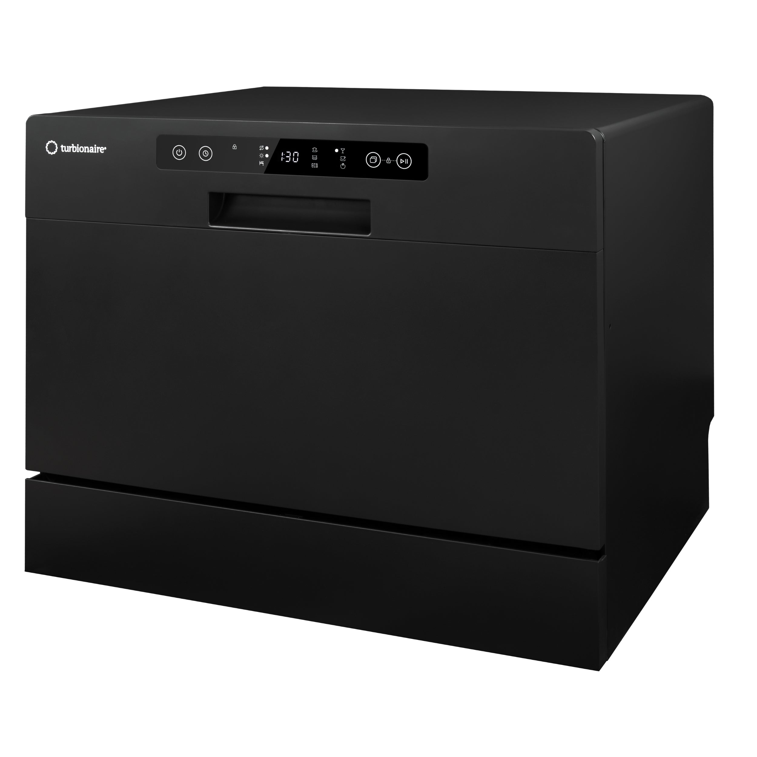 Dishwasher Ava 6 Black Countertop Water Softner Turbionaire