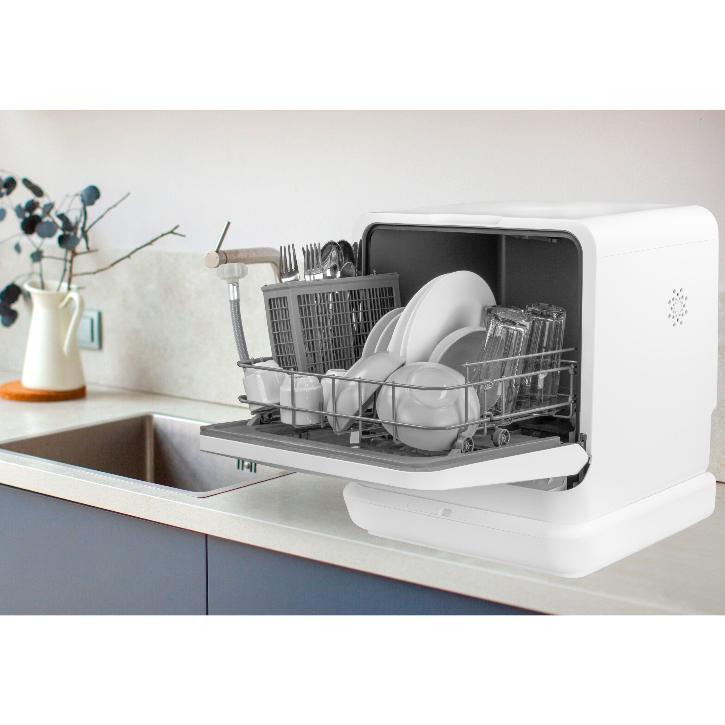 Dishwasher Ava 3 Countertop Double Supply Water Softner Turbionaire